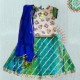 Raspberry Kidzzz Kota Choli Lehanga Set with Dupatta,Green & Blue